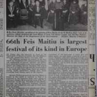 66th Feis Maitiu is largest festival of it&#039;s kind in Europe